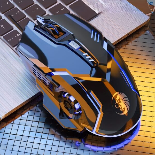 Pro Gaming Wired Usb Mouse With Led Colorful Lighting