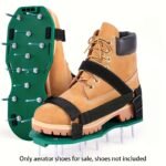 Heavy-Duty Lawn Aerator Spike Shoes – Adjustable Grass Aerating Sandals for Yard, Garden & Epoxy Flooring Work storeone.co.za