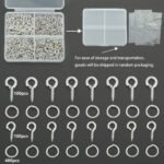300pcs Horn Screws Set – Durable DIY Craft & Hardware Screws for Wood, Resin & Accessories - Image 10