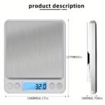 High Precision Digital Kitchen Scale – Stainless Steel Food Scale with Tare & Multi-Unit Conversion STOREONE.CO.ZA
