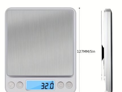 High Precision Digital Kitchen Scale – Stainless Steel Food Scale with Tare & Multi-Unit Conversion STOREONE.CO.ZA