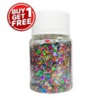 12-Color Ultra-Thin Nail Art Glitter Sequins – Irregular Nail Decoration Flakes Set - Image 3