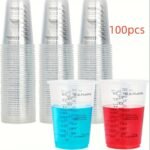 Disposable Graduated Clear Mixing Cups – Resin, Epoxy, Paint & Baking Measuring Containers - Image 6