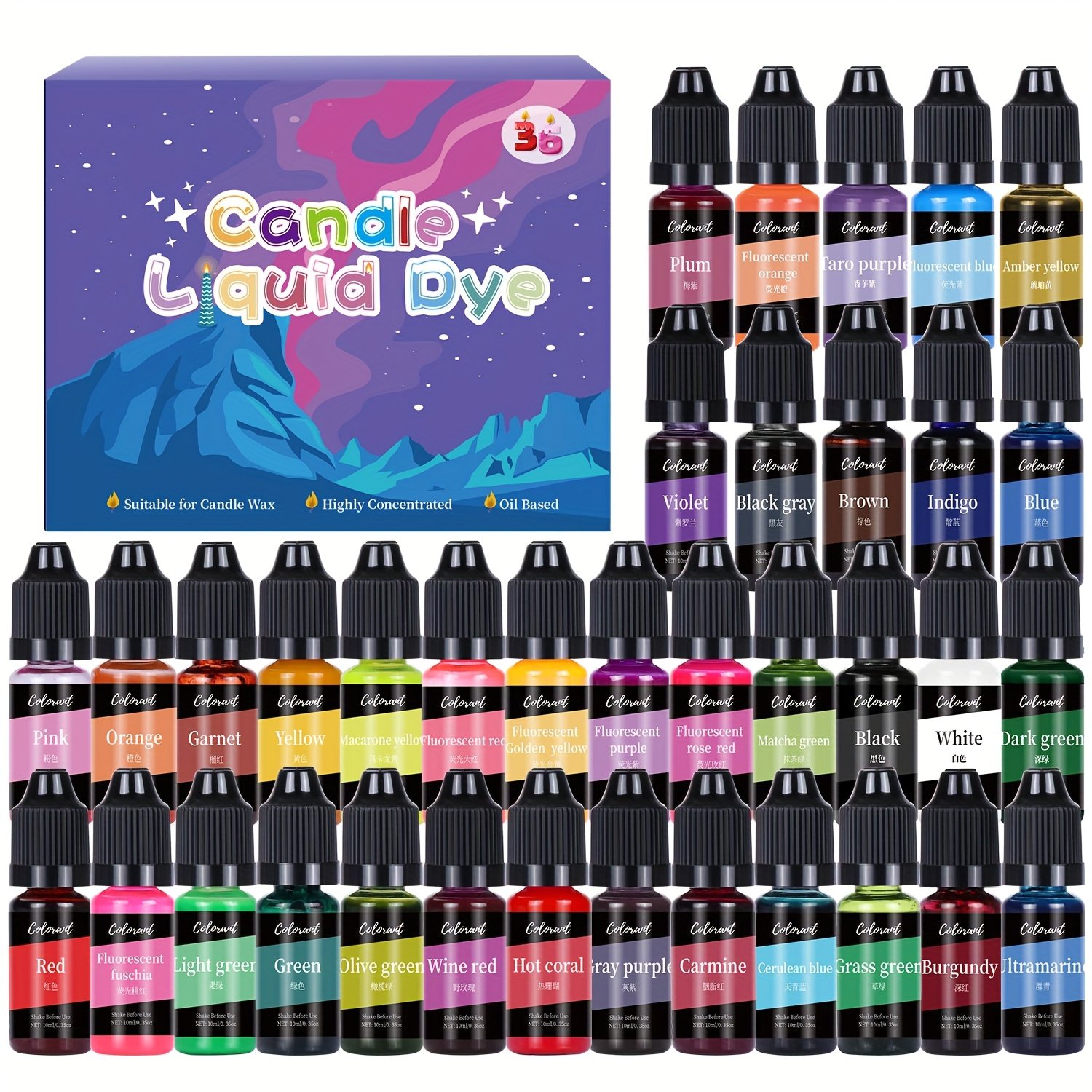 30-Color Crystal Resin Pigment Set – Diffuser Colour Essence for DIY Jewellery & Resin Art STOREONE.CO.ZA 30-Color Crystal Resin Pigment Set – Diffuser Colour Essence for DIY Jewellery & Resin Art STOREONE.CO.ZA