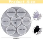 11pcs Epoxy Resin Phone Stand Silicone Mold Set – Heart Shape Coaster & Pendant DIY Mold Kit - Image 7