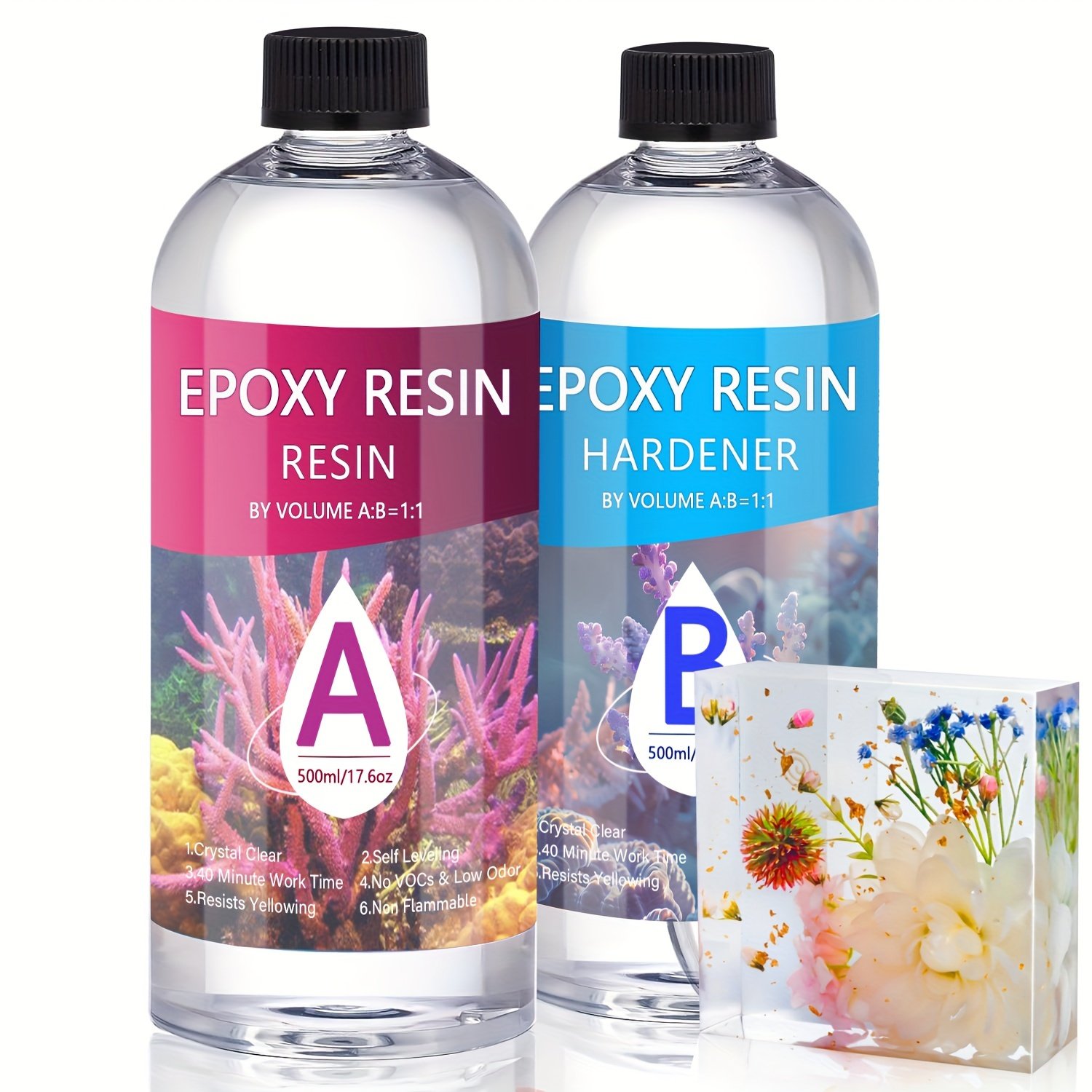 RESINCAST Epoxy Art Resin 2KG – Crystal Clear Resin for River Tables, Jewellery & DIY Art storeone.co.za RESINCAST Epoxy Art Resin 2KG – Crystal Clear Resin for River Tables, Jewellery & DIY Art storeone.co.za