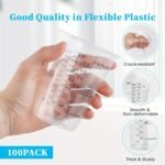Disposable Graduated Clear Mixing Cups – Resin, Epoxy, Paint & Baking Measuring Containers - Image 2