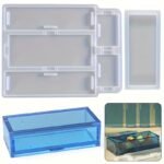 Rectangle Resin Storage Box Mold with Lid – DIY Epoxy Jewellery & Makeup Organizer Mold storeone.co.za