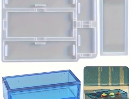 Rectangle Resin Storage Box Mold with Lid – DIY Epoxy Jewellery & Makeup Organizer Mold storeone.co.za