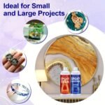 RESINCAST Epoxy Art Resin 1KG – Crystal Clear Resin for Jewellery, Crafts & DIY Resin Art - Image 3