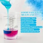 Disposable Graduated Clear Mixing Cups – Resin, Epoxy, Paint & Baking Measuring Containers - Image 4