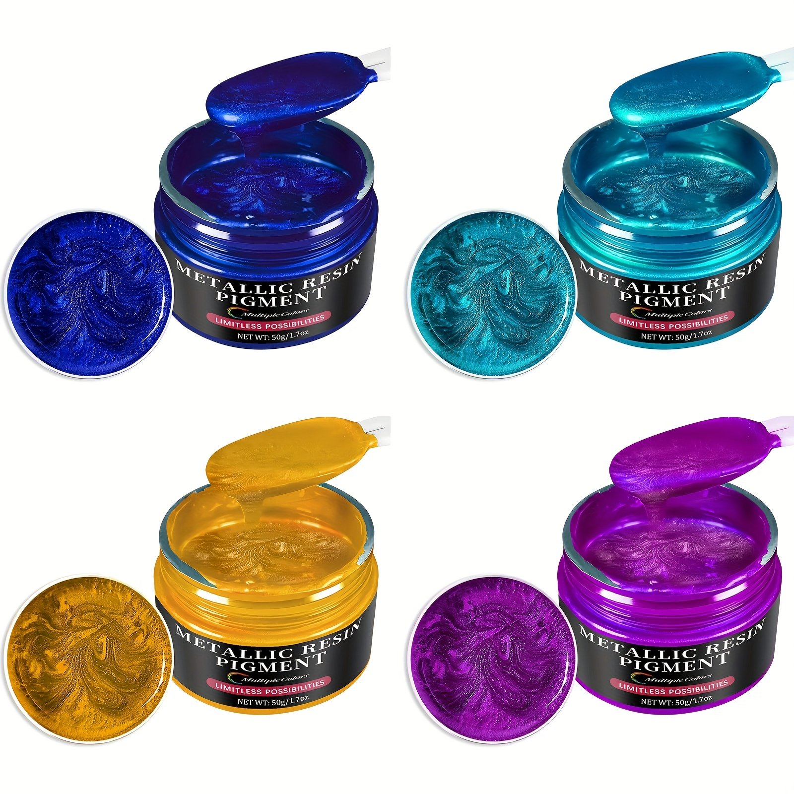 50g Metallic Pigment Paste for Epoxy Resin – High-Quality Colour Paste for DIY Crafts & Art storeone.co.za 50g Metallic Pigment Paste for Epoxy Resin – High-Quality Colour Paste for DIY Crafts & Art storeone.co.za