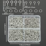 300pcs Horn Screws Set – Durable DIY Craft & Hardware Screws for Wood, Resin & Accessories - Image 8