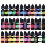 30-Color Crystal Resin Pigment Set – Diffuser Colour Essence for DIY Jewellery & Resin Art - Image 7