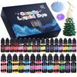 30-Color Crystal Resin Pigment Set – Diffuser Colour Essence for DIY Jewellery & Resin Art - Image 5