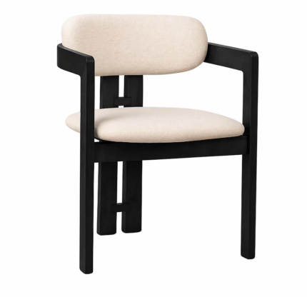 Seren Gallery Fabric Dining Chair – Modern Upholstered Dining Chair with Wooden Frame storoene.co.za