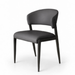 Bandly Modern Dining Chair – Contemporary Upholstered Chair with Black Legs storeone.co.za