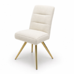 Titan Swivel Premium Dining Chair – Modern Upholstered Dining Chair with Auto-Rebound Swivel - Image 2