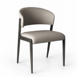 Bandly Modern Dining Chair – Contemporary Upholstered Chair with Black Legs storeone.co.za