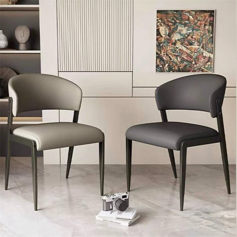 Bandly Modern Dining Chair – Contemporary Upholstered Chair with Black Legs storeone.co.za