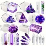 15pcs Silicone Resin Mold Set – Pyramid, Sphere, Cone & Gem Shapes for DIY Jewellery Making storeone.co.za - Image 4