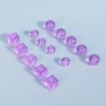 4pcs Silicone Ball Bead Mold Set – DIY Epoxy Resin Jewellery & Keychain Molds - Image 4