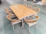 Spruce Outdoor Dining Set – 8 Seater Modern Patio & Garden Dining Furniture Set - Image 4