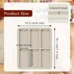 Rectangle Silicone Resin Pendant Mold with Hanging Hole – DIY Jewellery Casting Mold - Image 6