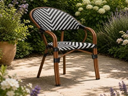 Zubani Garden Chair – Modern Woven Outdoor Patio & Balcony Accent Chair storeone.co.za