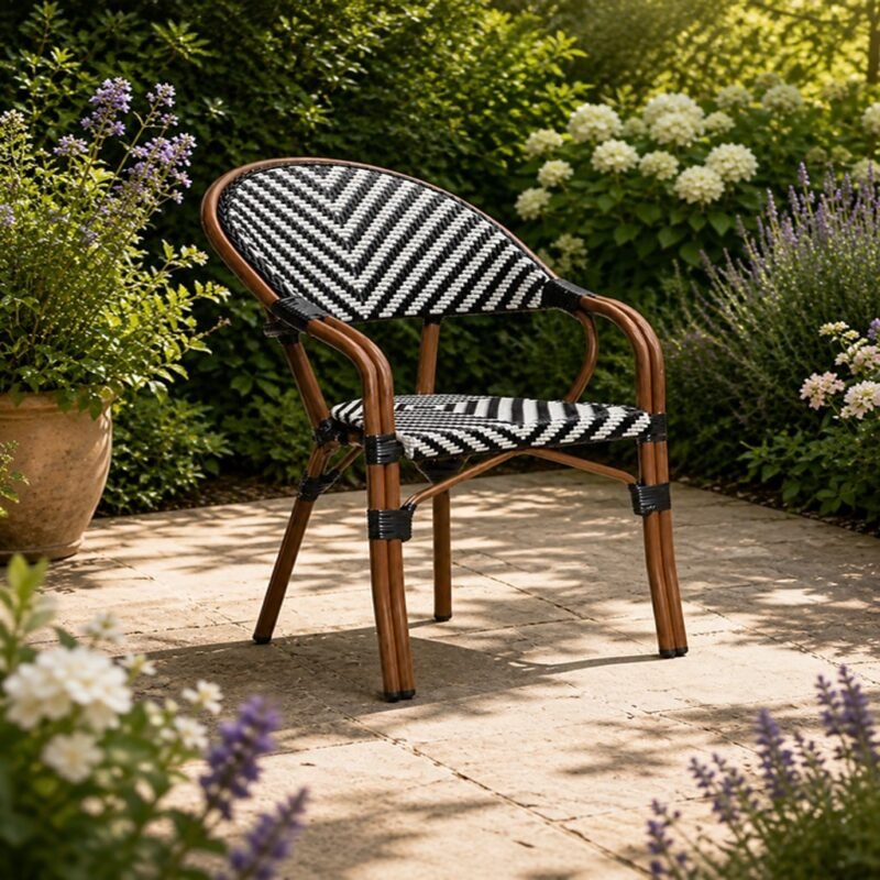 Zubani Garden Chair – Modern Woven Outdoor Patio & Balcony Accent Chair storeone.co.za