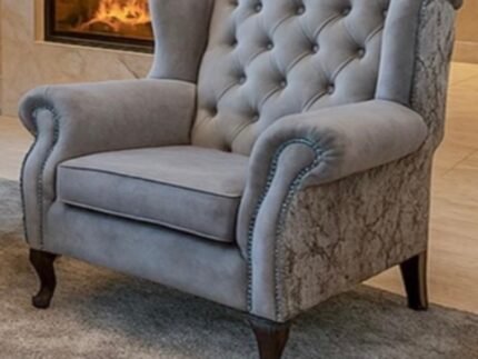 Royal Wingback Chair – Luxury Tufted Accent Chair for Living Room & Bedroom storeone.co.za