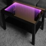 Modern LED Infinity Mirror Coffee Table – RGB Light Center Table for Living Room storeone.co.za