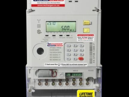 Hex Three Phase 100Amp (Per Phase) Prepaid Electricity Meter - V2 storeone.co.za