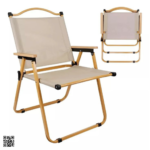 Portable Folding Camping Chair with Armrests – Lightweight Outdoor Leisure Chair - Image 4