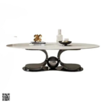 Gorgina Round Coffee Table – Modern Stainless Steel Coffee Table