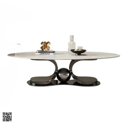 Gorgina Round Coffee Table – Modern Stainless Steel Coffee Table