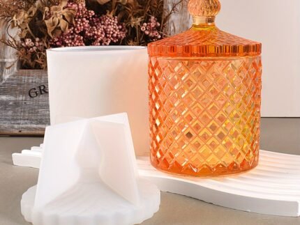 3D Silicone Resin Storage Container Mold with Lid – DIY Jewelry & Candle Holder Casting Mold storeone.co.za