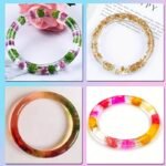 4pcs Silicone Mold Set for DIY Jewellery Making – Epoxy Resin Pendant & Earring Molds - Image 4
