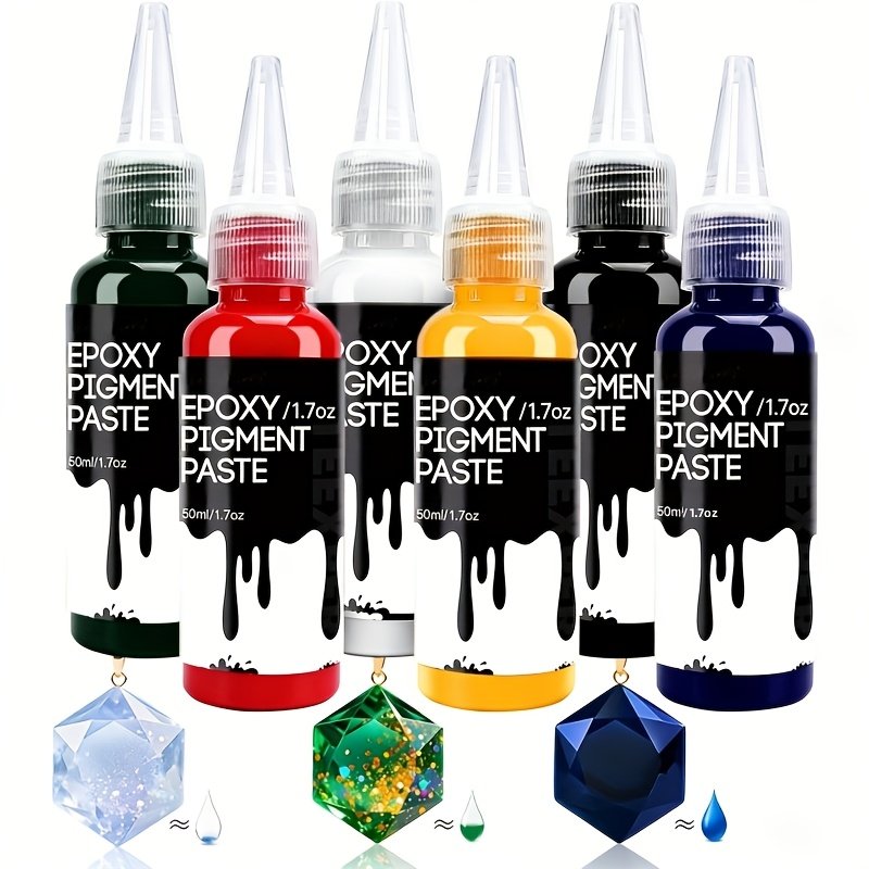 50ml Epoxy Resin Pigment Paste Set – Waterproof Acrylic Dye & Mica Powder for DIY Resin Art STOREONE.CO.ZA