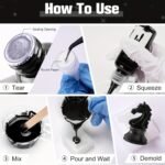 100ml White Epoxy Resin Pigment Paste – High-Concentration Dye for Ocean Wave & River Table Art - Image 2