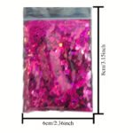 6-Color Holographic Large Glitter Flakes Set – 80g Mermaid Sequins for Resin, Nail Art & Body Decoration - Image 2