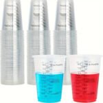 Disposable Graduated Clear Mixing Cups – Resin, Epoxy, Paint & Baking Measuring Containers - Image 7