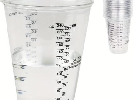 Disposable Graduated Clear Mixing Cups – Resin, Epoxy, Paint & Baking Measuring Containers storeone.co.za