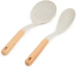 Six-piece set of plastic kitchen scoops